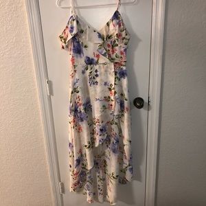 High-low Floral Asymmetrical Dress
